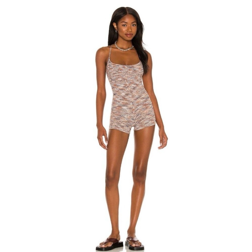 NBD Multicolor Knit Romper